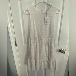 Vineyard Vines white eyelet dress